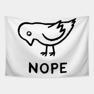 Nope Bird Tapestry