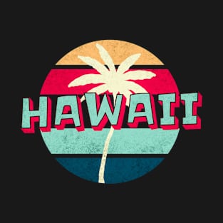 Hawaii 80s Retro Vintage Sunset T-Shirt