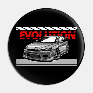 Mits Lancer Evo X Grey Pin