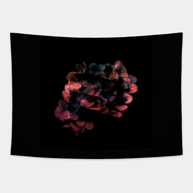 Dark floral #4 Tapestry by LaVolpeDesign