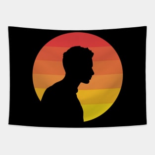 A T-shirt that blends sunset shades with elegance Tapestry