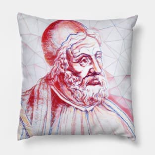 Al Tabari Portrait | Al Tabari Artwork | Line Art Pillow