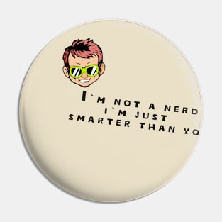 nerd head or maybe not v2 Pin