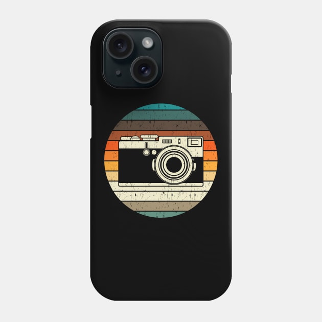 Vintage Retro Camera Photographer Gift Phone Case by Delightful Designs