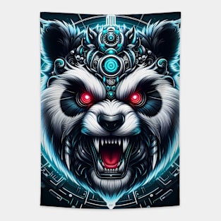 Panda futuristic Tapestry