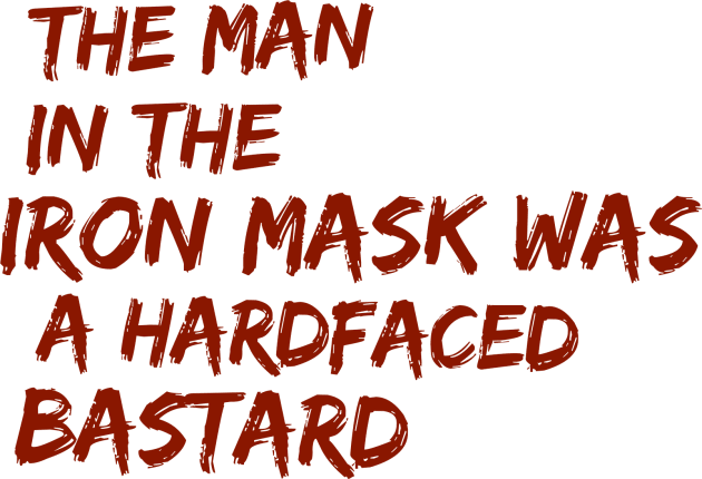 The man in the iron mask Kids T-Shirt by AlternativeEye