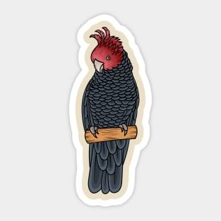 Gang Gang Cockatoo Bird Cartoon Stickers for Sale