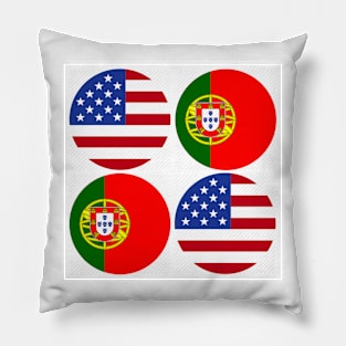 Portuguese American Pillow