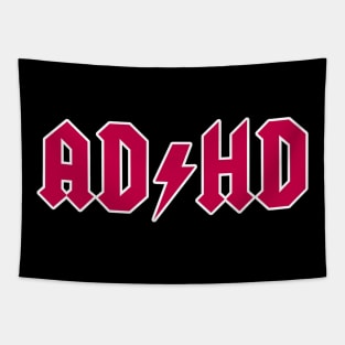 AC/DC T-shirt for persons with ADHD Tapestry