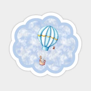 Safari Hot Air Balloon Magnet