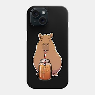 Capybara Iced Tea Phone Case