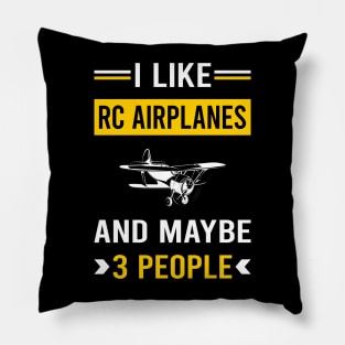 3 People RC Airplane Airplanes Plane Planes Pillow