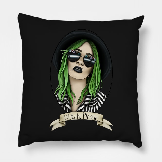 Witch, please. Pillow by AmberlyJane