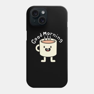 coffee on morning Phone Case