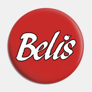 Belis Place White Logo Pin