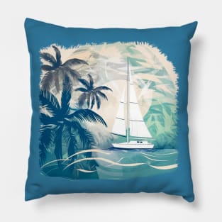 Tropical voyage Pillow