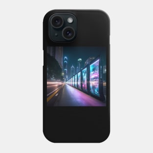 Luminocity: A Futuristic Utopia of Innovation and Harmony Phone Case