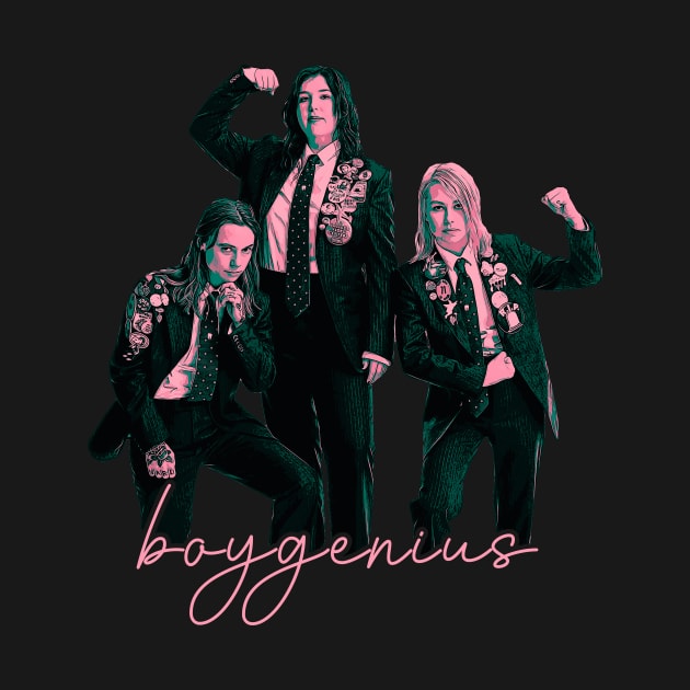 boygenius | Pink Comic Style by clownescape