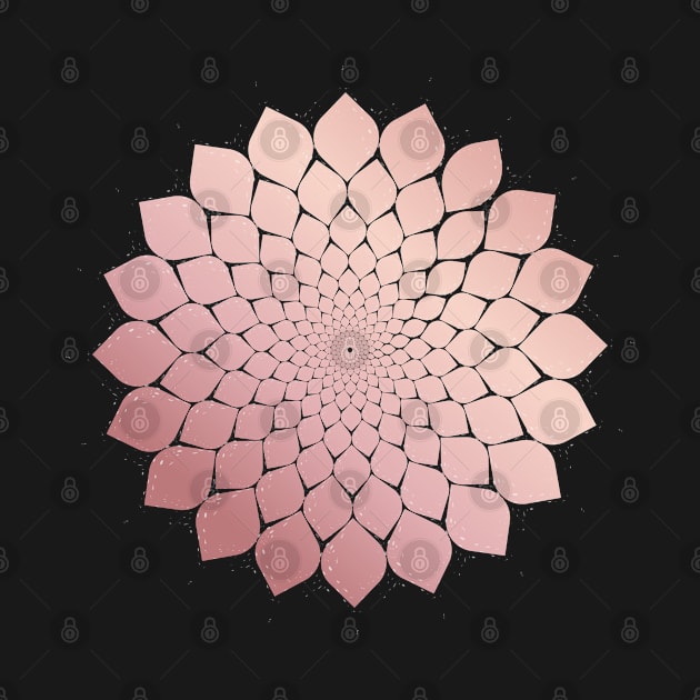 Rose Gold Mandala by CokeyPanda