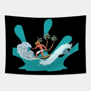 Catch the Wave of Adventure Tapestry