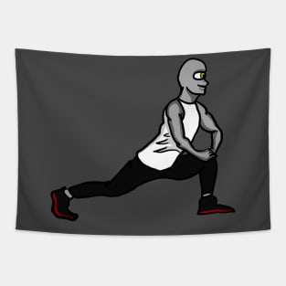 Cyclop stretching Tapestry