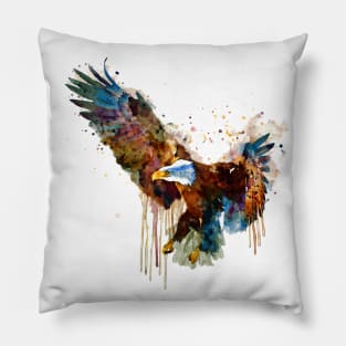 Free and Deadly Eagle Pillow