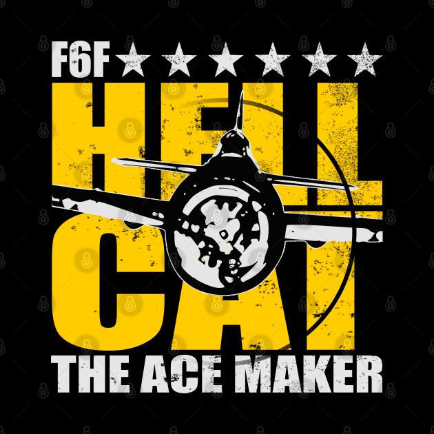 F6F Hellcat - The Ace Maker (distressed) by TCP