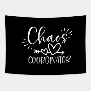 Chaos Coordinator - Funny Mom Life Saying Tapestry