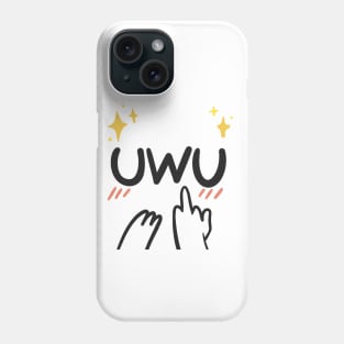 uwu is my mood Phone Case