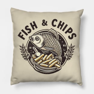 Fish n Chips Pillow