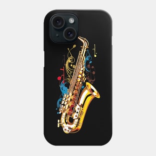 Expressive Saxophone Art Phone Case