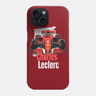 Charles Leclerc, ferrari, formula 1, F1 Phone Case