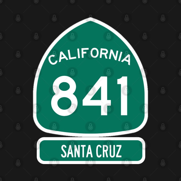 Otter 841 California Highway sign by REDWOOD9