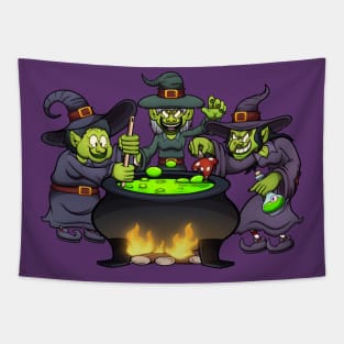 Halloween Witches Tapestry