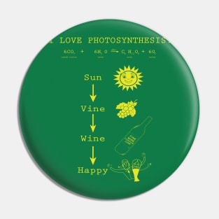 I Love Photosynthesis Pin