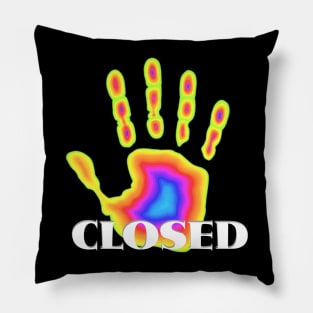 Handprint Closed Pillow