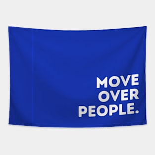 Blue Move Over People Tapestry