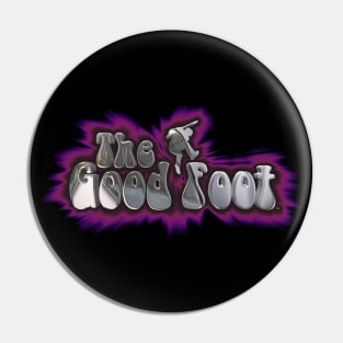 THE GOOD FOOT - Chrome/Purple Explosion Pin