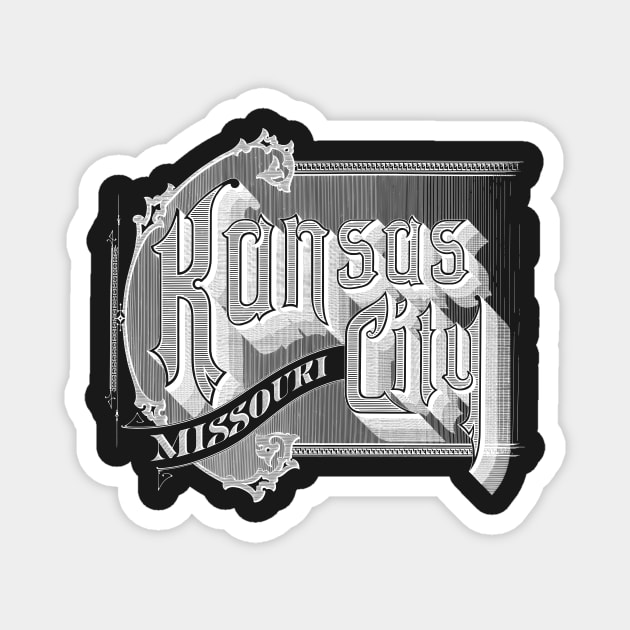 Vintage Kansas City, MO Magnet by DonDota