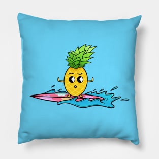 Surfing Pineapple Pillow