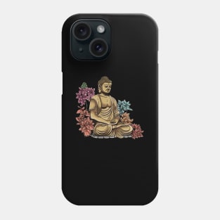 Buddha Purnima With Flower Phone Case