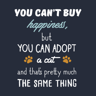 Cat Design | Adopt A Cat T-Shirt