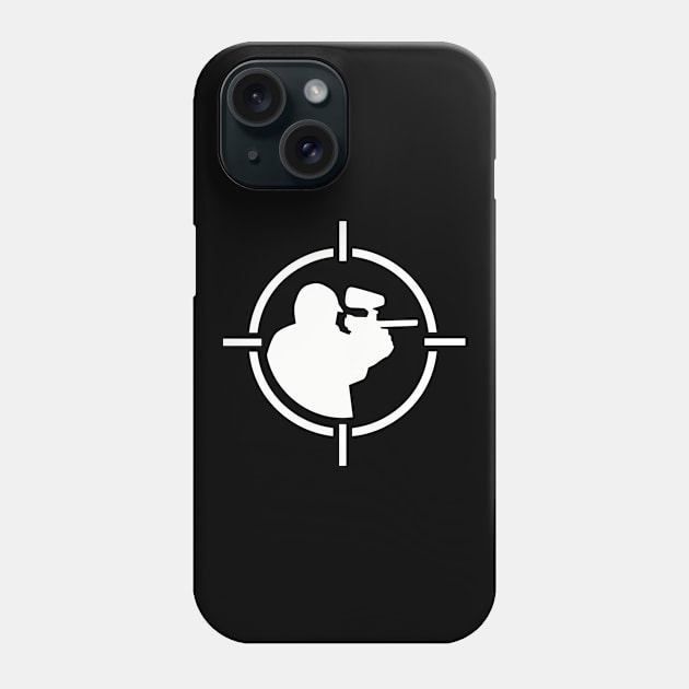 Paintball crosshairs Phone Case by Designzz