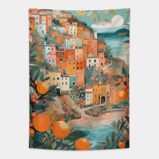 Summer Italian Coast Tapestry