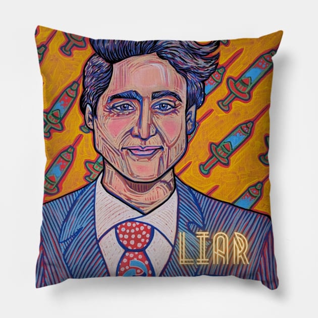 Trudope the Liar Pillow by StephaniePerryArt