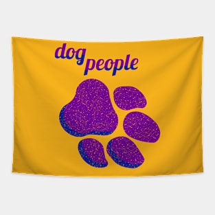 Dog people - Purple Tapestry