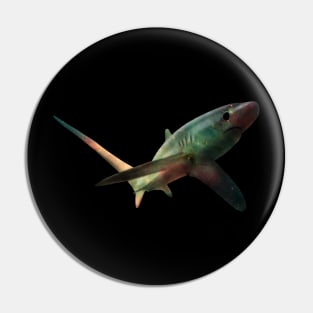 Galaxy Thresher Shark Pin