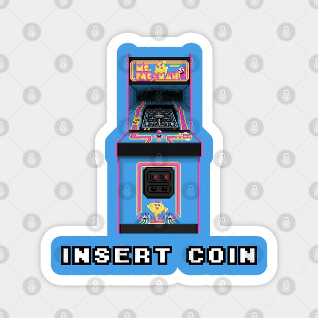 Arcade Series - Ms. PacMan Magnet by rokrjon