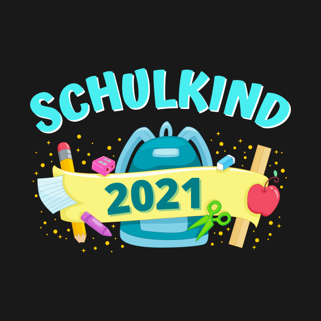 Schulkind 2021 Einschulung Schulranzen Schule Kind by Foxxy Merch