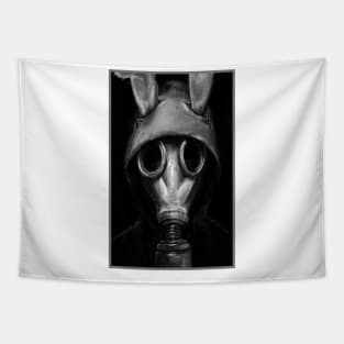 Gasmask Bunny Tapestry